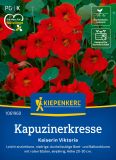 Tropaeolum minus "Kaiserin Viktoria" - Kapuzinerkresse