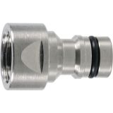 Geka Plus Hahnstecker, vernickelt
