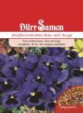 Viola wittrockiana "Blau mit Auge" - Stiefmtterchen