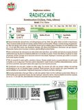 Radies-Kombination III (Saatband 5 m) - Raphanus sativus var. sativus