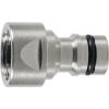Geka Plus Hahnstecker, vernickelt